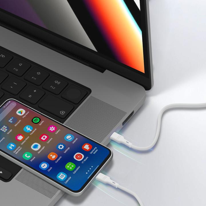 Actual product image USB-C charging and data transfer cable (1 m, USB 3.0, 60 W)