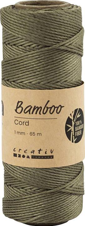 Produktbild Creativ Company Bambuskordel 1 mm, 65 m Olivgrün (65 m)