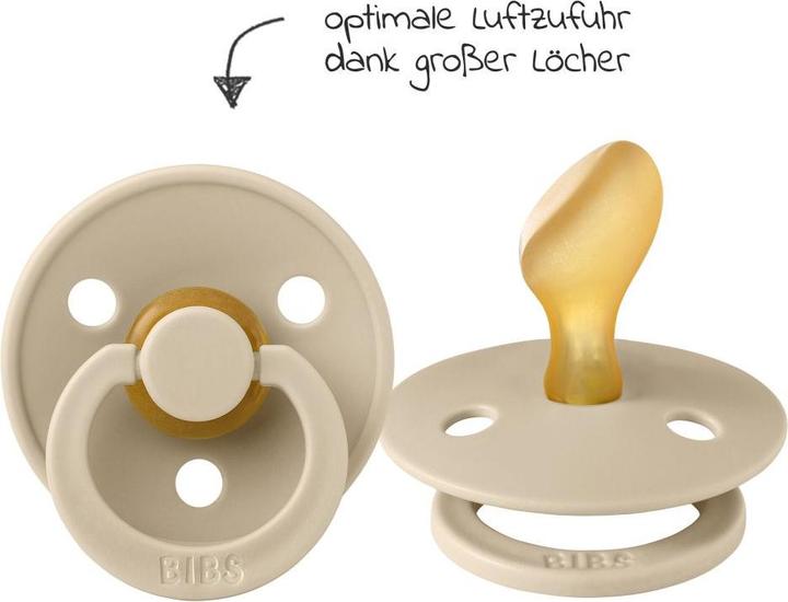 Produktbild Bibs Colour Latex Schnuller (anatomisch, 6-18 Monate), Cloud & Vanilla (2x, 6 - 12 Monate)