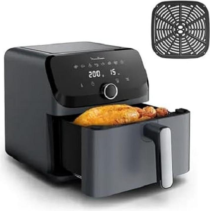 Moulinex Easy Fry Mega EZ855BF - Airfryer - Grijs (EZ855BF0)