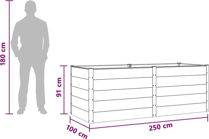 Produktbild vidaXL Garten Pflanzkasten