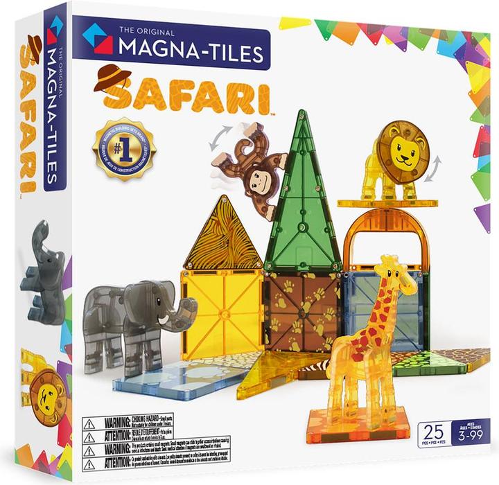 Actual product image Magna-Tiles Safari animals