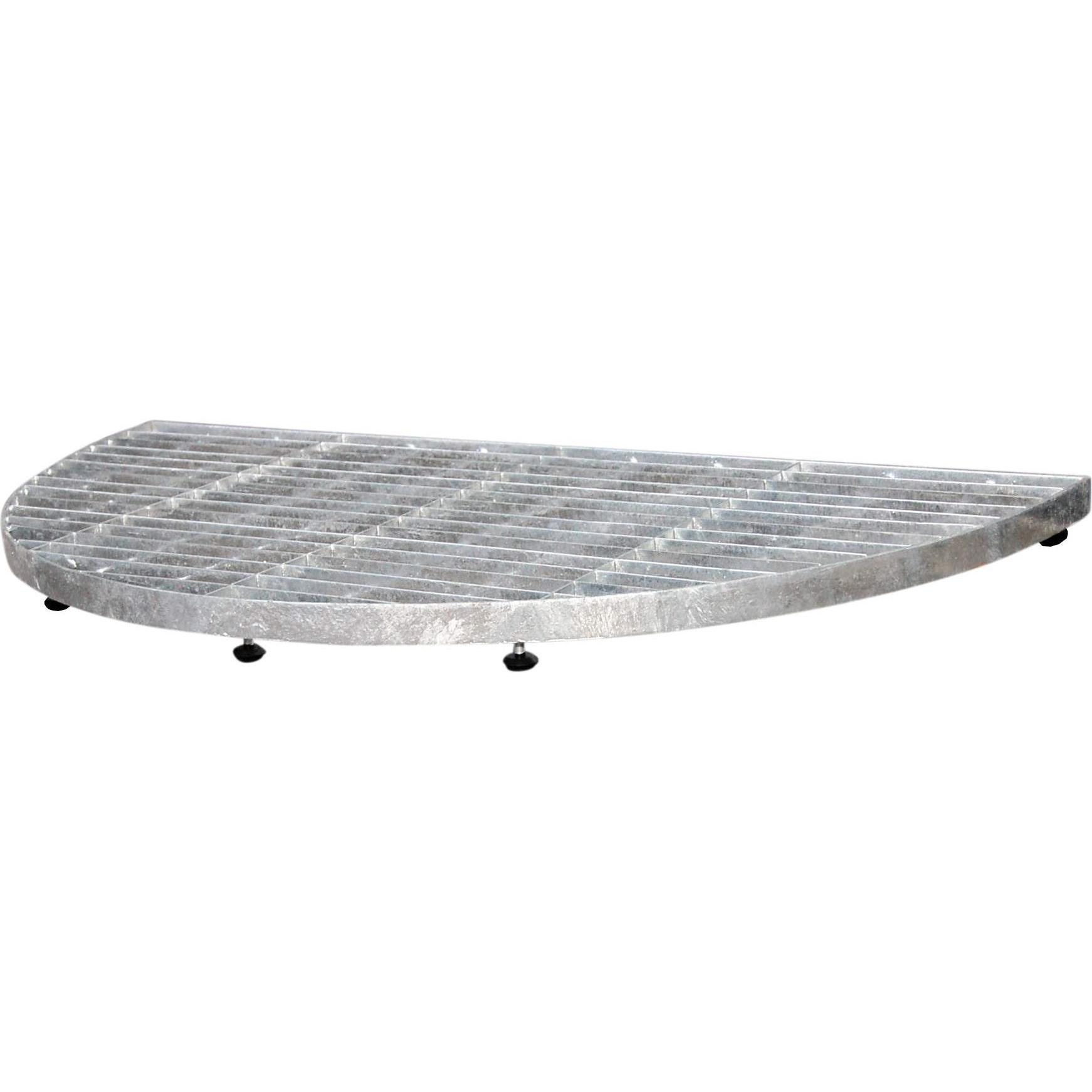 Home It, Dübel, Home>it halvrund trinrist med 6 stillesko 40x80 cm galvaniseret