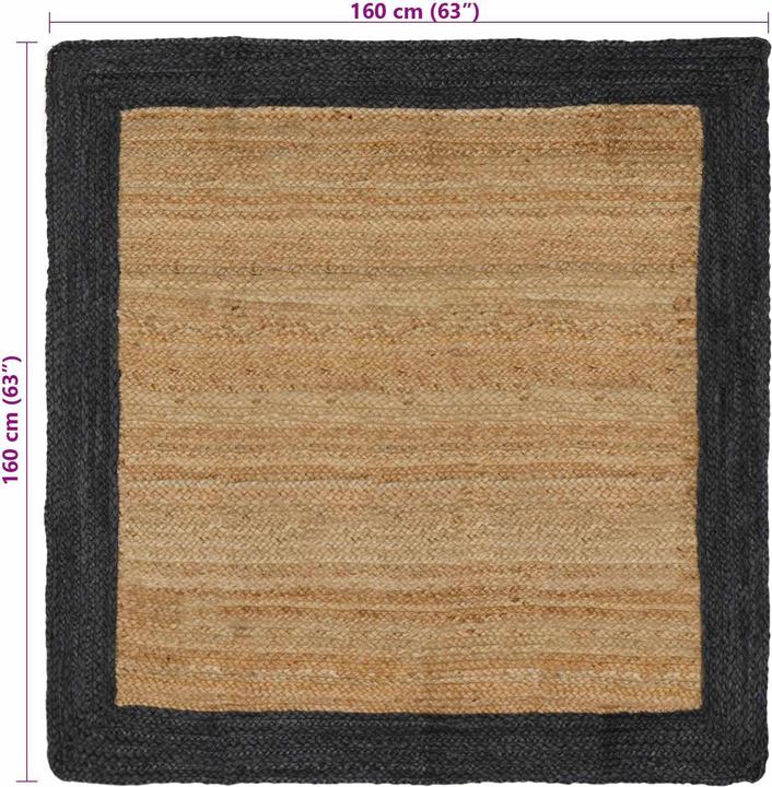 Produktbild vidaXL Moderner Teppich (160 x 160 cm)
