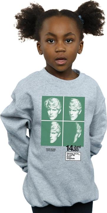 Produktbild David Bowie 1983 Concert Poster Sweatshirt Mädchen (116)