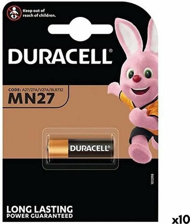 Produktbild Duracell Batterie 27A 10x1er (1 Stk., A27)