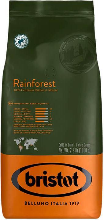 Actual product image Bristot Rainforest (1000 g, Medium roast)