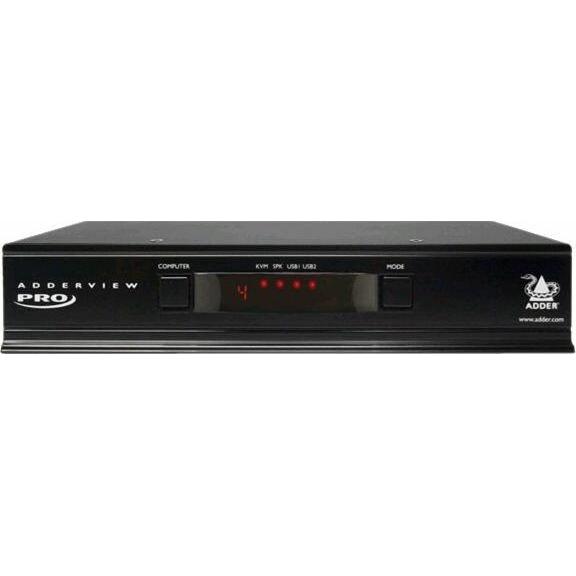 Thumbnail - Adder AdderView Pro Display Port, KVM Switch, Schwarz
