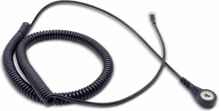 Produktbild Quadrios ESD-Erdungskabel 3.60 m Druckknopf 4 mm, Ringkabelschuhanschluss
