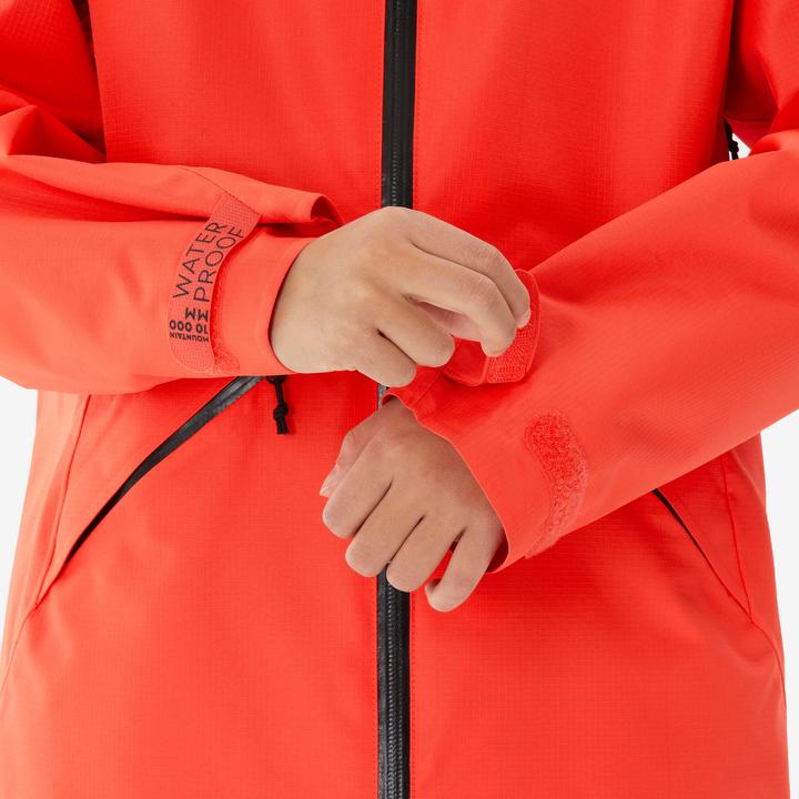 Produktbild Quechua Wanderjacke MH900 Kinder Gr. 122–170 wasserdicht Wandern orange (140)