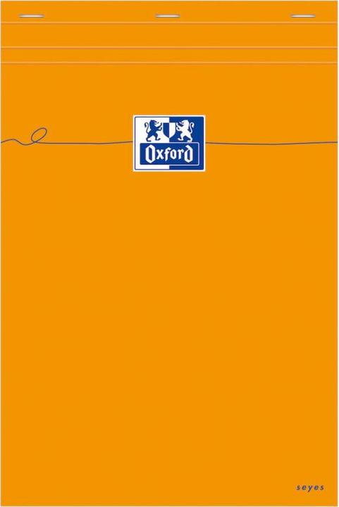 Actual product image Oxford Notepad, DIN A4, SeyŠs, 80 sheets, orange (A4, No binding)