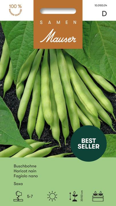 Image du produit Samen Mauser Haricot de brousse Saxa (Graines de légumes)