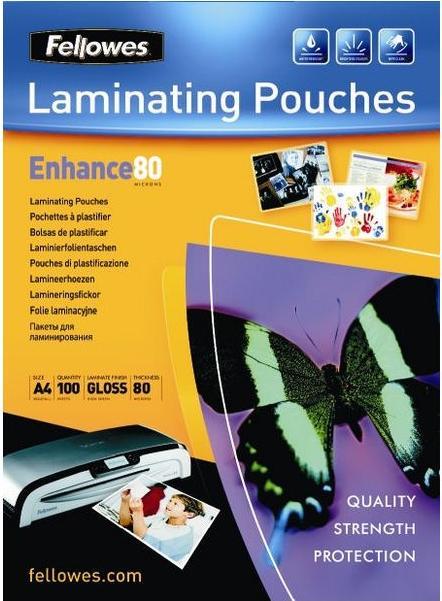 Produktbild Fellowes Enhance 80 (A5, 25 Stück, 80 µm)