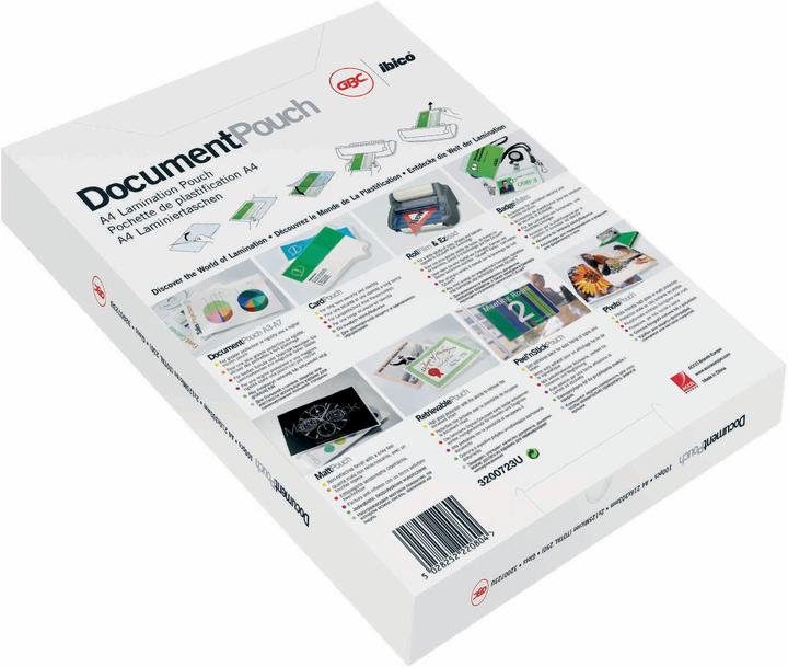 Produktbild GBC Laminierfolie (A4, 100 Stk., 80 µm)