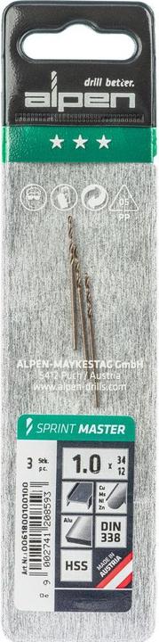Alpen Twist drill (12 millimetres)