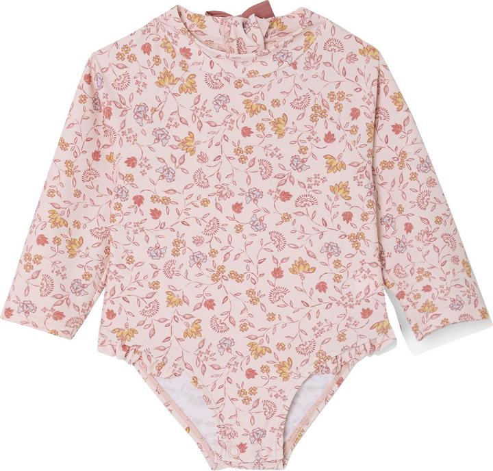 Immagine prodotto Vertbaudet Mädchen Baby Badeanzug mit langen Ärmeln, Blumenprint (62)