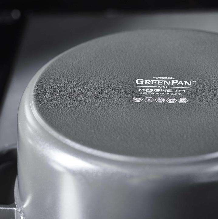 Produktbild Greenpan Featherweights Stoofpot met keramische antikleeflaag met deksel 26cm (Bräter + Schmortopf, Aluminium, 26 x 9.40 cm)