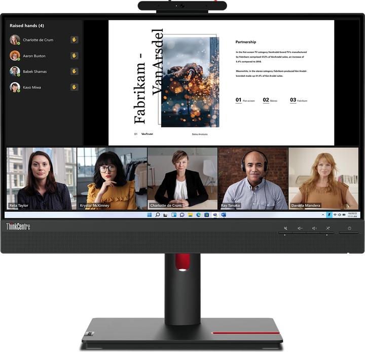 Image du produit Lenovo ThinkCentre Tiny-In-One 22 Gen 5 (1920 x 1080 pixels, 21.50")
