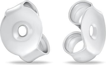 Brilio Silver - Silver earring cases AC004W - 1 pair