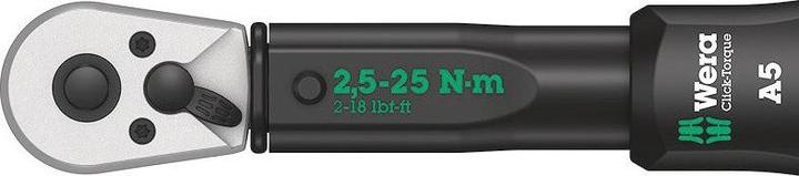 Actual product image Wera Click-Torque A 5 (1/4", 2.50 Nm, 25 Nm)