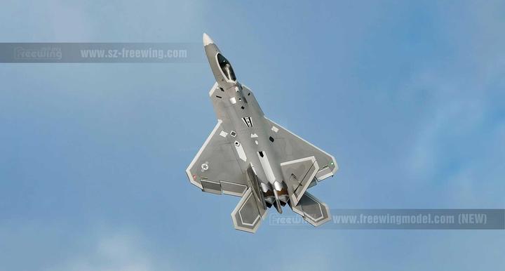 Immagine prodotto Freewing F-22 Raptor 80mm EDF PNP 12-Blatt Impeller, 6S