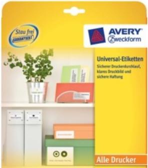 Image du produit Avery Étiquettes universelles