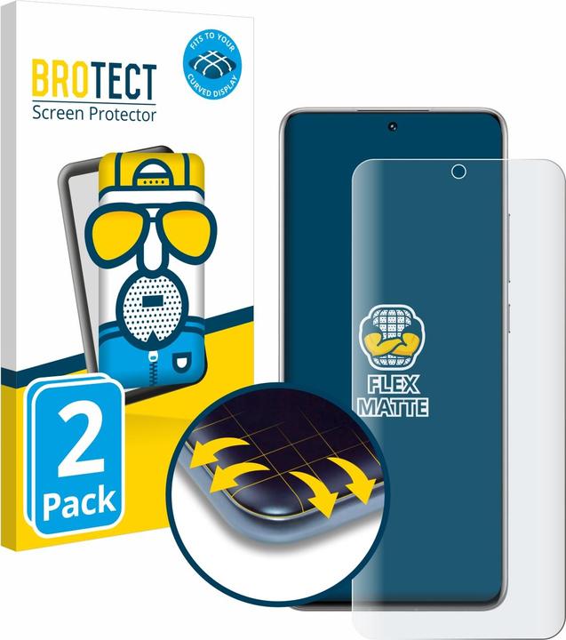 Produktbild BROTECT Fullscreen Schutzfolie Displayschutz Folie Matt Entspiegelungsfolie (2 Stück, Xiaomi 12X)