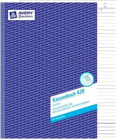 Actual product image Avery Cash book 426 (100 x)