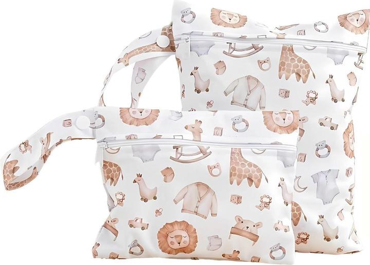 Produktbild Milkii Windeltasche/ Kulturbeutel, 2er Pack - Safari