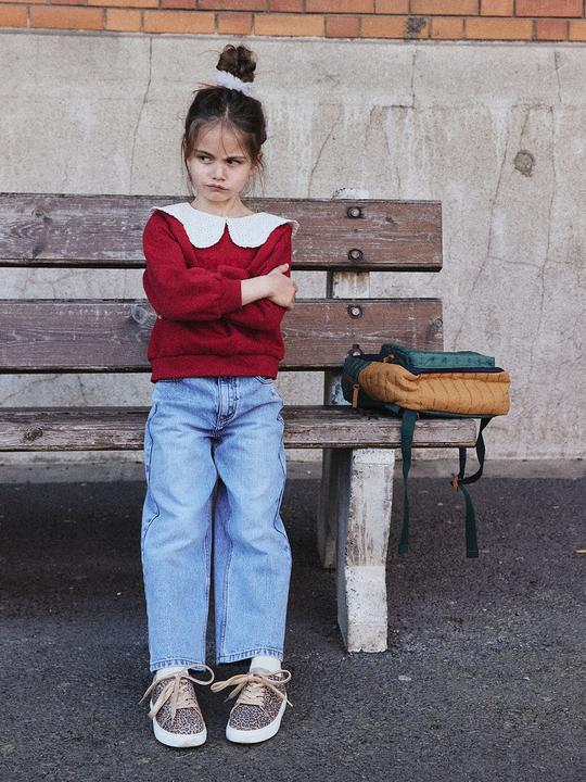 Actual product image Vertbaudet Mädchen Sweatshirt mit besticktem Kragen (146, 152)