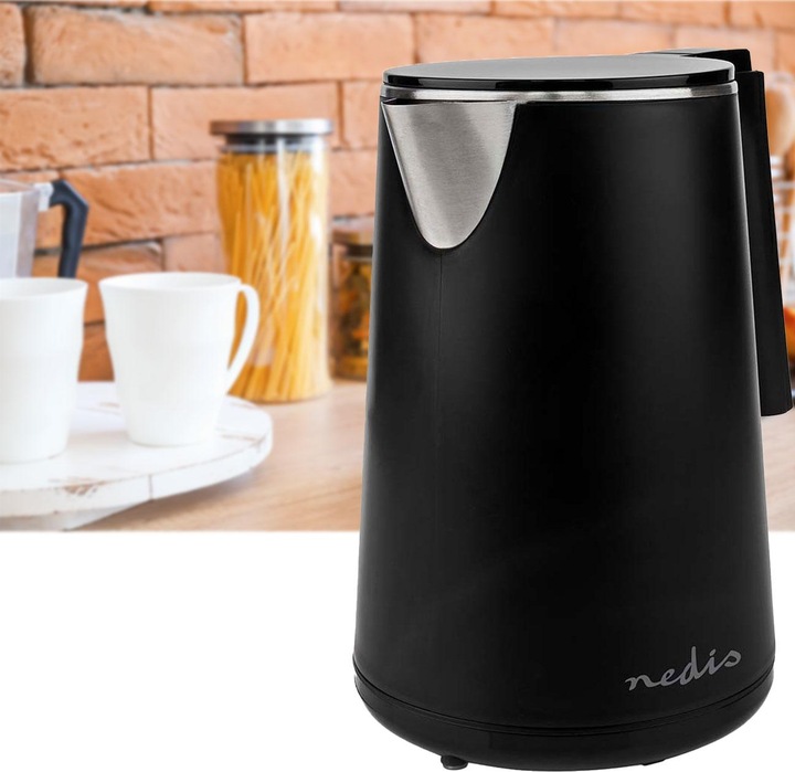Produktbild Nedis Wasserkocher (1 l, EU-Stecker)