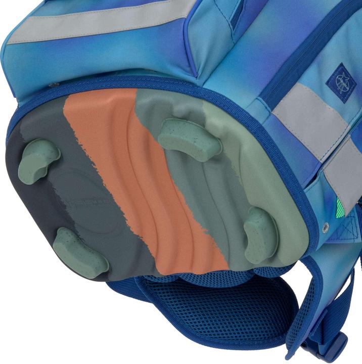 Produktbild Lässig Schulrucksack-Set Boxy, Grün / Blau (21 l)