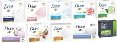 Produktbild Dove Erfrischende 3in1 Bar Seife (Hartseife)