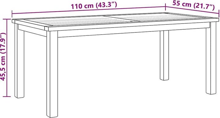 Actual product image vidaXL Coffee table