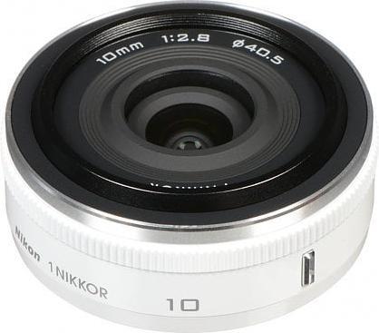 Actual product image Nikon 1 10mm 1:2.8, Fast wide-angle, White (Nikon 1, Nikon CX)