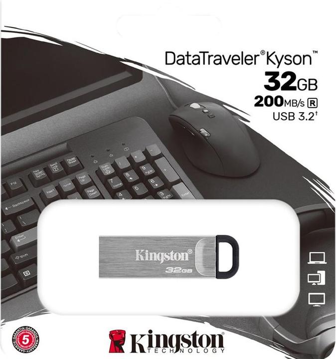 Actual product image Kingston DataTraveler Kyson (32 GB, USB-C)