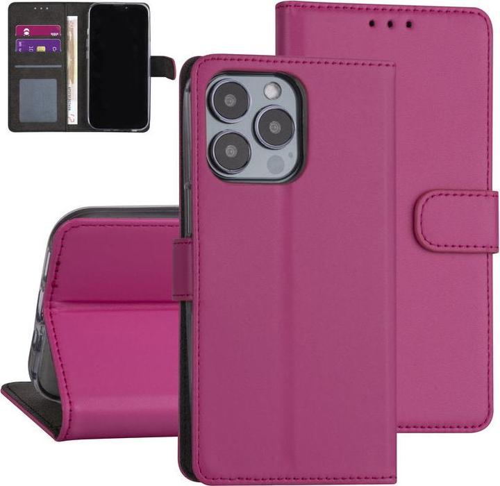 Image du produit Ambiance1 Étui iPhone 13 Pro - Book Case similicuir rose No.206 (Apple iPhone 13 Pro)