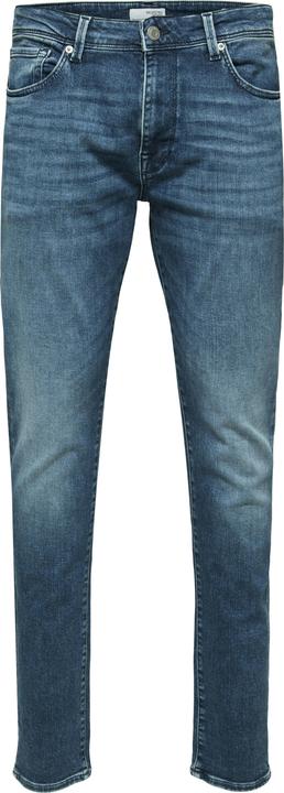 Actual product image Selected Medium Blue Slim Fit Jeans (34)