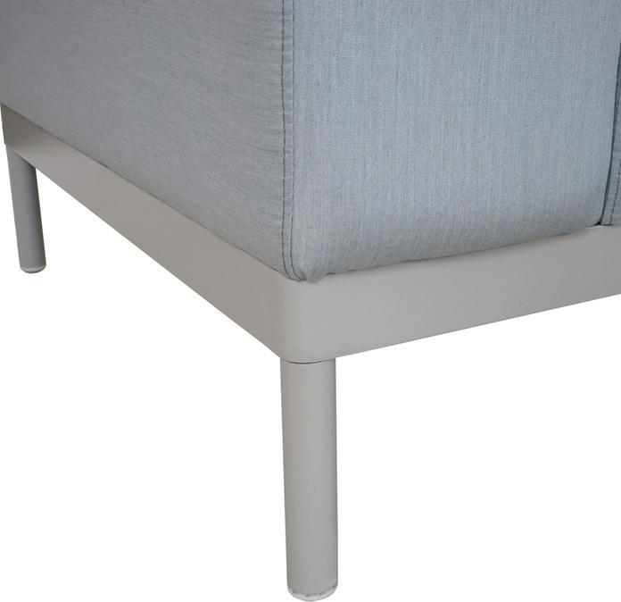 Produktbild Swisshandel24 Ecksofa, Sofa Loungesofa Couch, Stoff/Textil Indoor wasserabweisend - blau mit Ablage (Ecksofa)