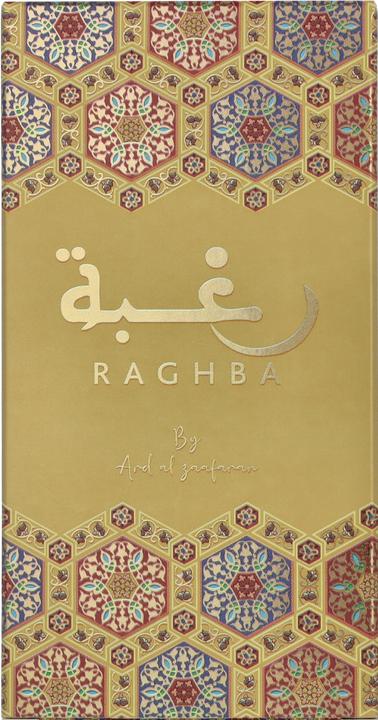 Actual product image Lattafa Perfumes ARD AL ZAAFARAN Raghba EDP spray 50ml (Eau de parfum, 50 ml)