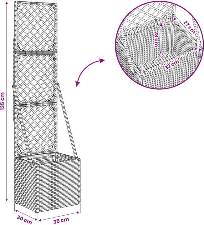 Immagine prodotto vidaXL Garten-Pflanzgefäss