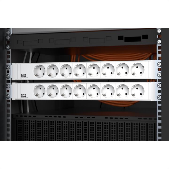 Image du produit Bachmann Rallonge (rack (8x, CEE 7/3, CEE 7/4, CEE 7/7, 2 m)