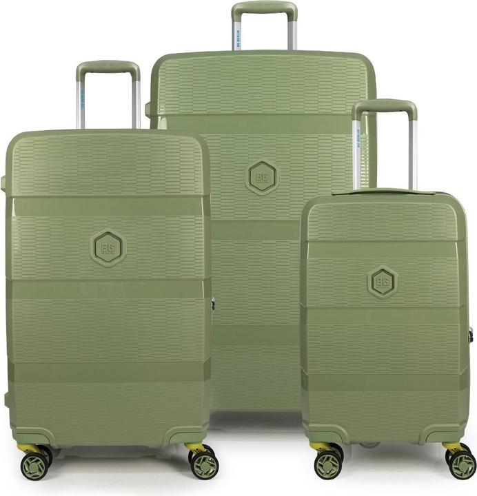 Actual product image BG Berlin Zip2 Luggage - Set of 3 Suitcases Khaki (35 l)