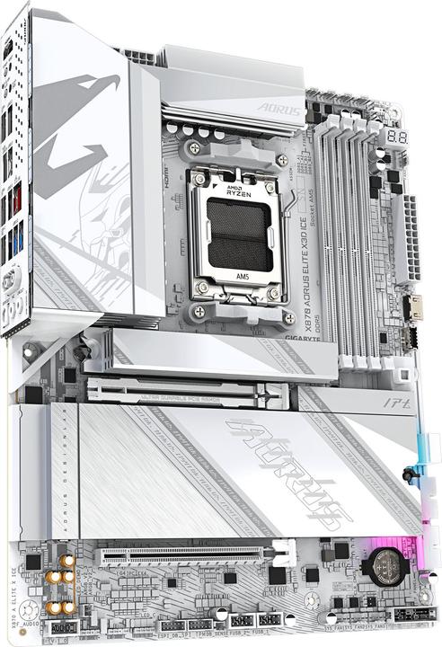 Immagine prodotto Gigabyte X870 A ELITE X ICE (AM5, AMD X870, ATX)