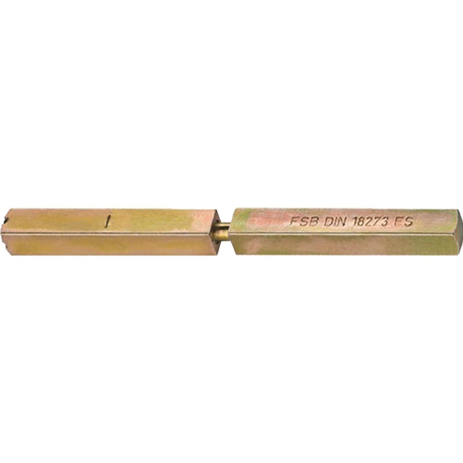 FSB, Türgriff + Fenstergriff, Panikstift 05 0125 Vierkant 9 x 139 mm geteilter Vollstift (Türgriff)
