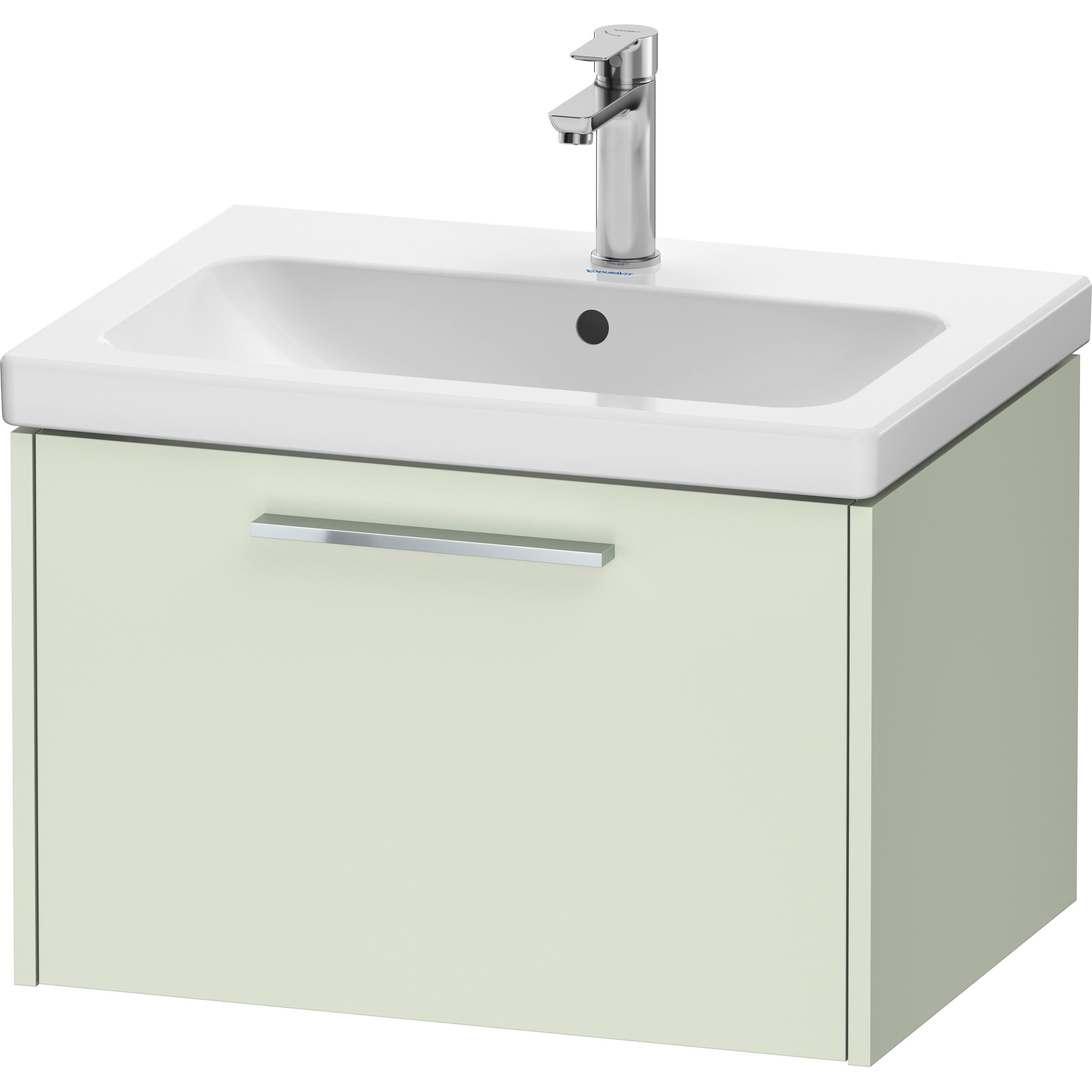 Duravit, Waschbeckenunterschrank, D-Code Waschtischunterbau, 1 Auszug, 634x460mm, mit Griff