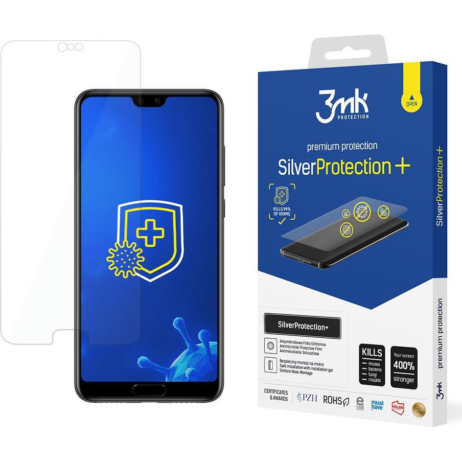 3MK SilverProtection+ do Huawei P20 Pro (1 Stück, Huawei P20 Pro), Smartphone Schutzfolie, Transparent