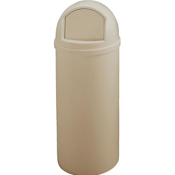 Rubbermaid Contenitore per rifiuti (PE), ignifugo, Pattumiera, Beige