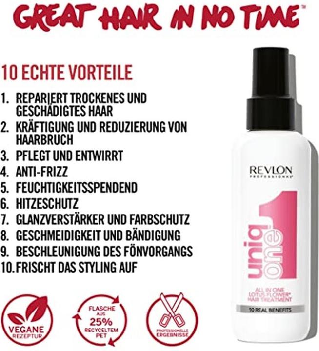 Produktbild Revlon Professional Uniq One All in one Lotus Flower Treatment (150 ml)