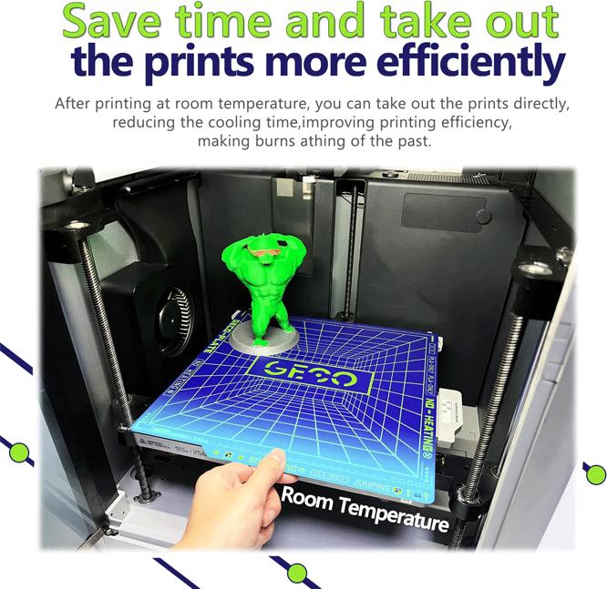 Immagine prodotto 3d-printerstore.ch GECO Buildplate für Bambu Lab P1/X1/A1 (Letto di stampa)